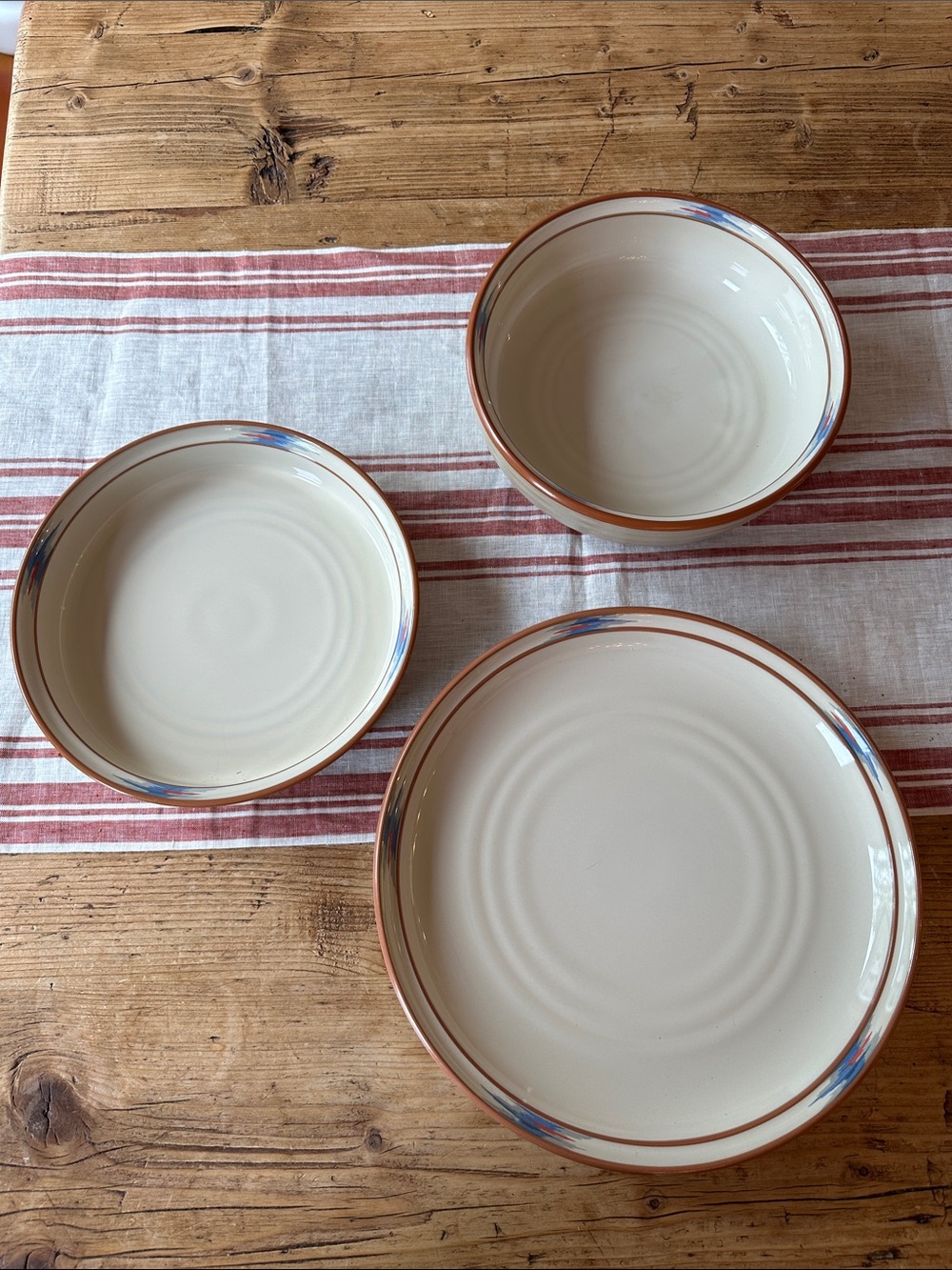 Noritake Stoneware Raindance 4 piece serving set